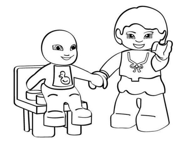 Раскраска лего френдс для мальчиков