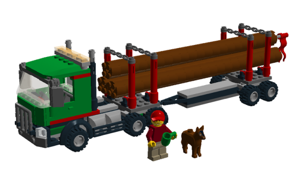 Лесовоз LEGO moc