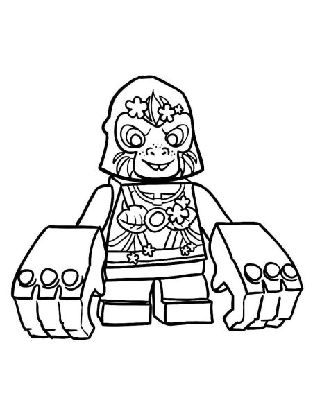 Раскраски LEGO Chima