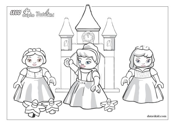 Раскраска LEGO Duplo