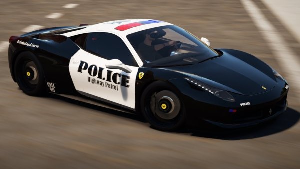 Ferrari 458 полиция