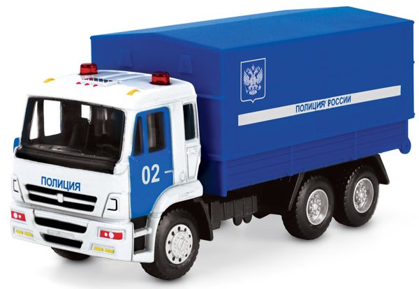 Грузовик Технопарк полиция (x600-h09100-r) 1:48 12 см