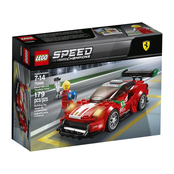 Конструктор LEGO Speed Champions 75886 Ferrari 488 gt3 Scuderia Corsa