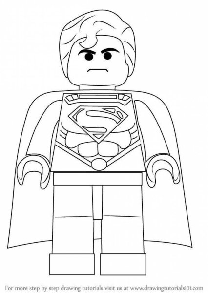Рисунки лего супергерои (45 фото)
