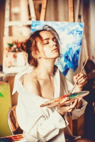 Фотосессия художница