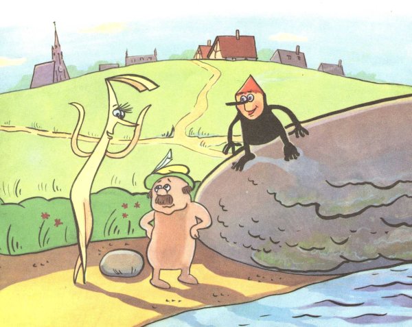 Соломинка Уголек и Боб братья Гримм