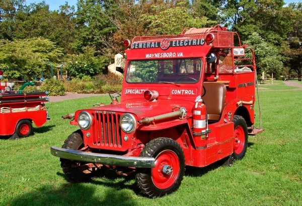 Jeep Willys cj2a Fire Truck