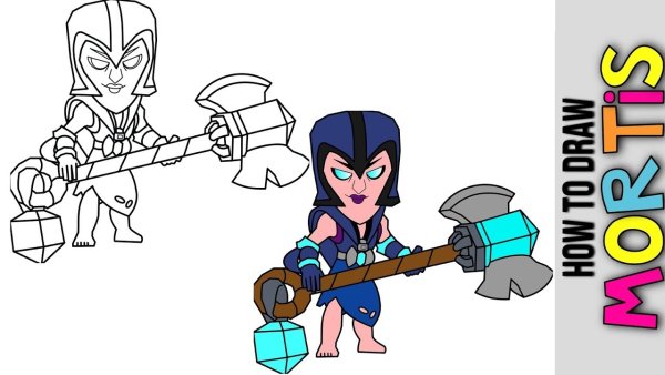 Ночная ведьма Мортис Brawl Stars