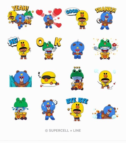 Наклейки Brawl Stars