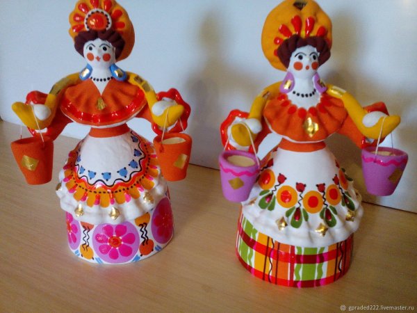 Дымковская игрушка Водоноска