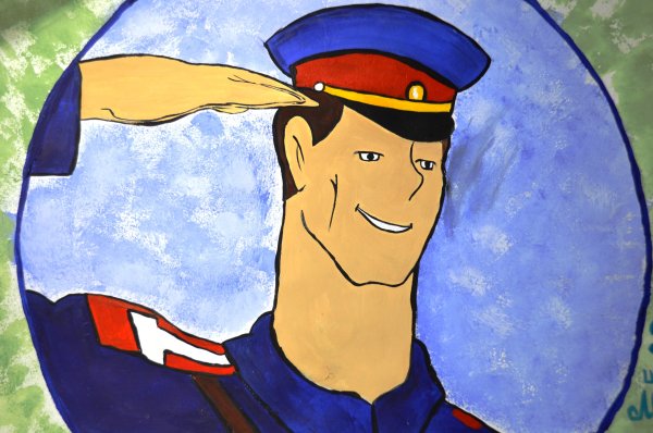 Полиция рисунок