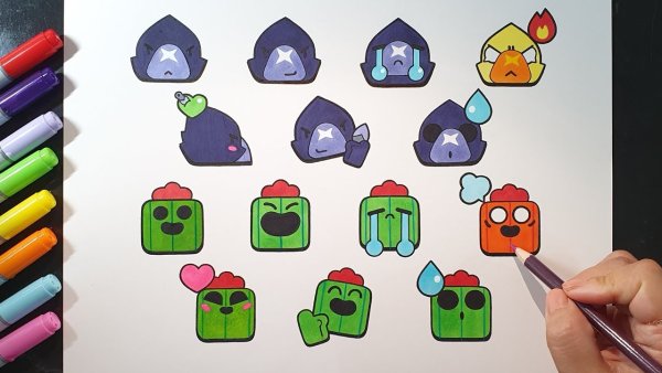 Спайк Brawl Stars пин