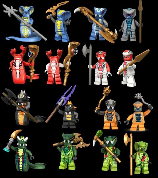 LEGO Ninjago серпентины