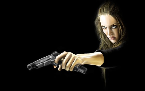 Картинки девушка с пистолетом (49 фото)