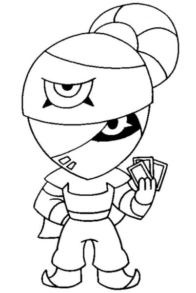 Раскраски Brawl Stars тара