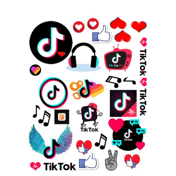 Тик ток шаблоны для печати