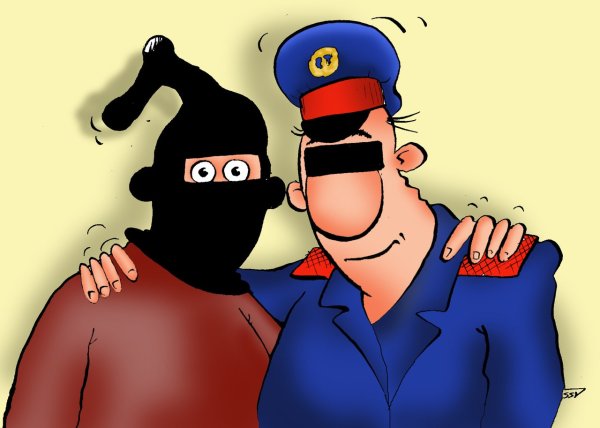 Мент карикатура