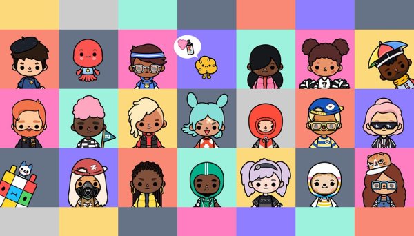 Toca World герои