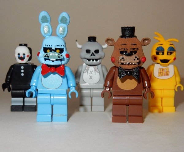 LEGO FNAF Minifigures