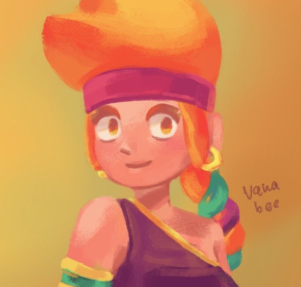 Амбер Brawl Stars Art