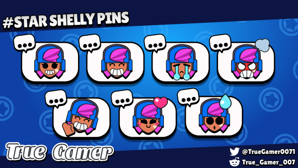 Шелли Brawl Stars пин