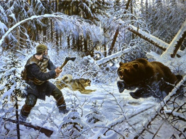Вадим Горбатов охота на медведя