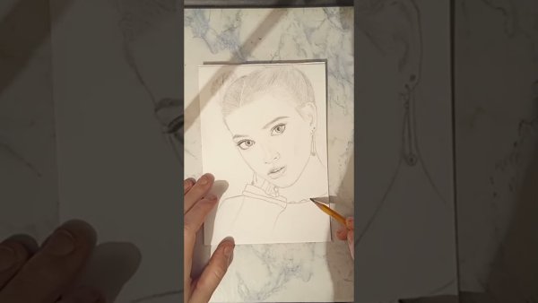 Как нарисовать портрет Юля гаврилина