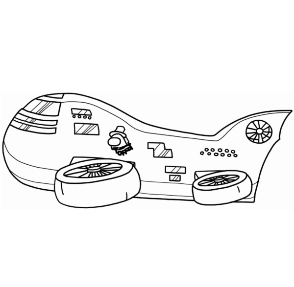 Рисунки самолет амонг ас (45 фото)