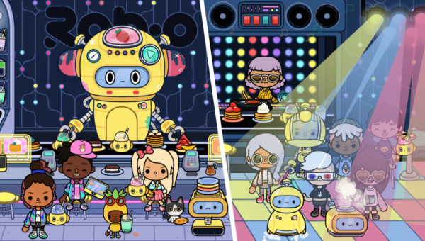 Toca World робо кафе