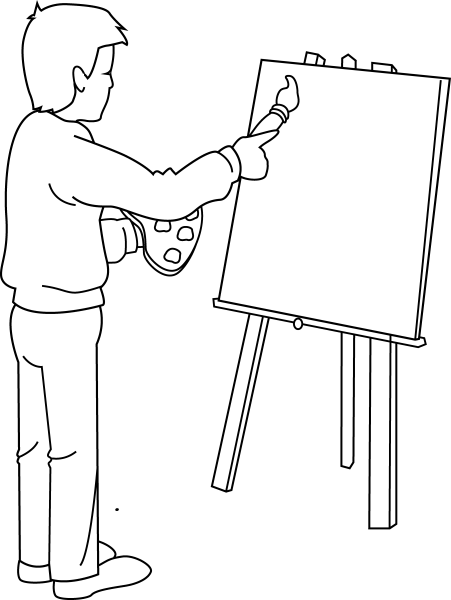 Художник рисунок