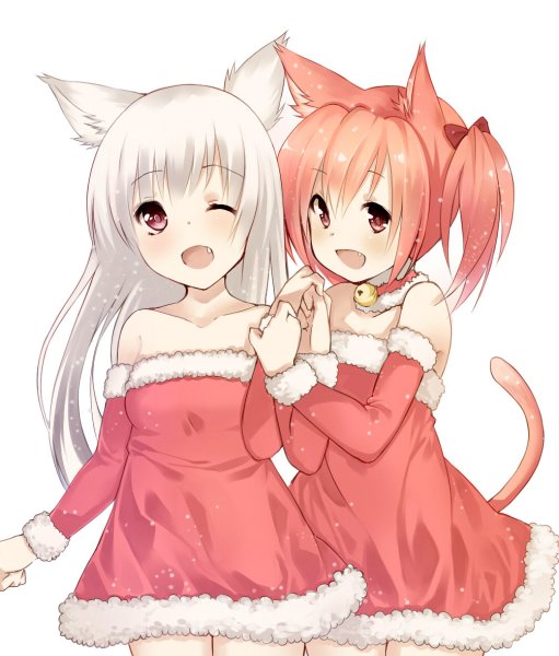 Аниме девушки кошки