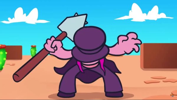 Brawl Stars Мортис в боях