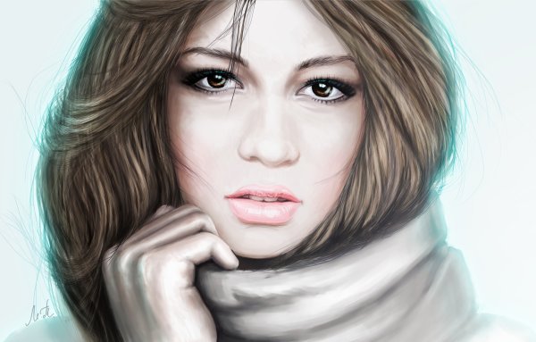 Нарисовать девушку