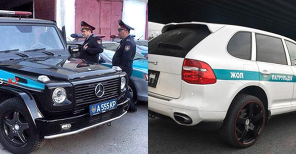 Полицейский Mercedes Benz g500