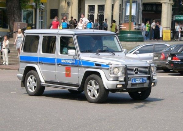 Мерседес Гелендваген полицейский
