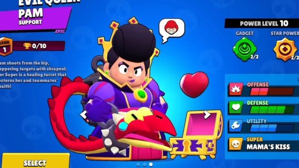 Evil Queen Pam Brawl Stars