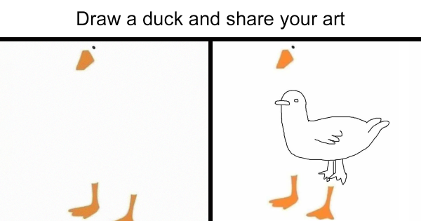Дорисуй утку