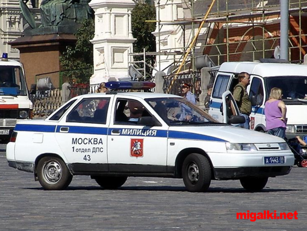 ВАЗ 2110 милиция
