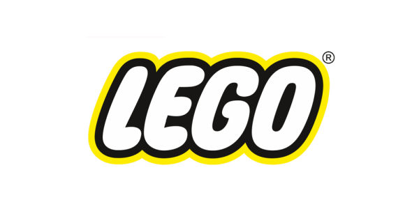 Лего логотип на белом фоне