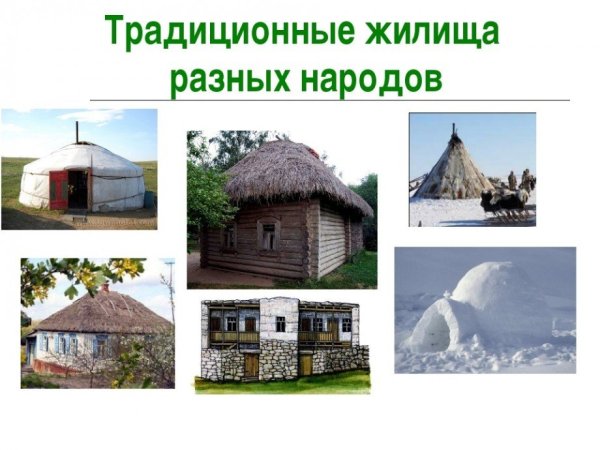 Жилища народов мира