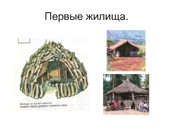 Жилища разных эпох