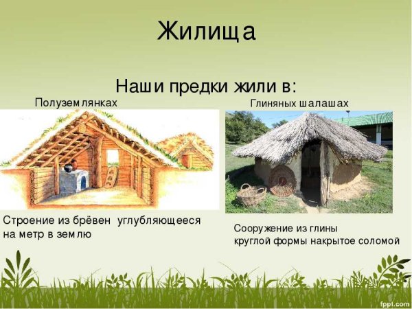 Жилище наших предков