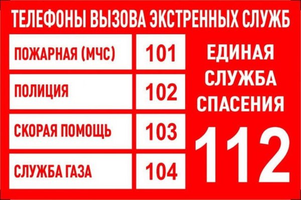 Номера телефонов экстренных служб