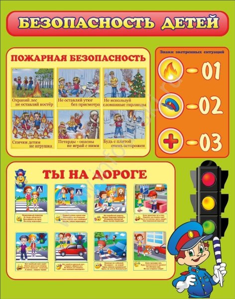 Уголок безопасности для детей