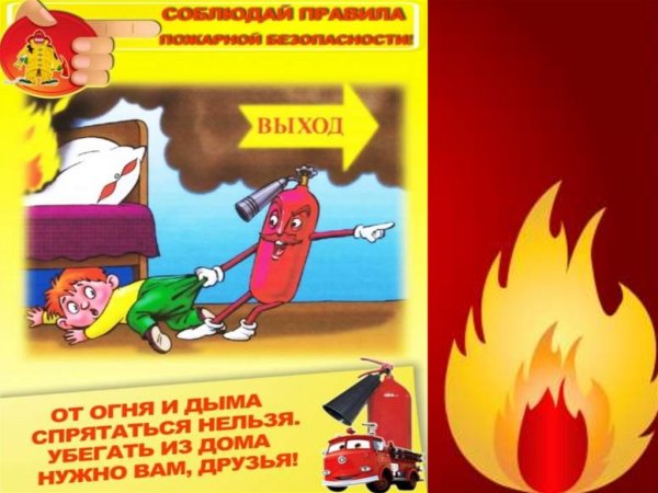 Карточки пожарная безопасность