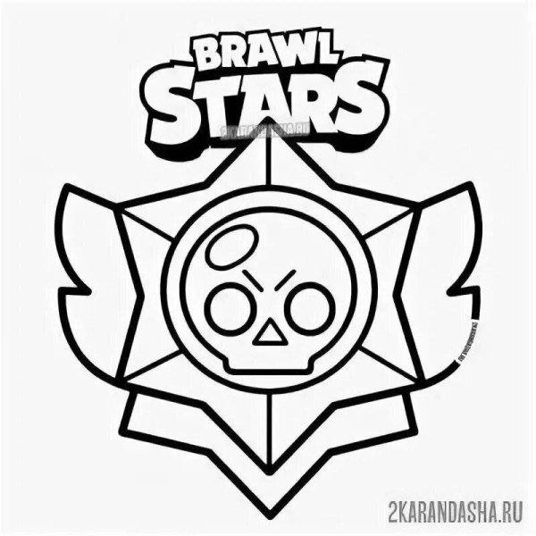 Логотип Браво старс раскраска