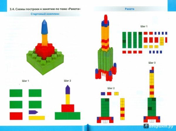 Схемы лего конструирования во второй младшей группе