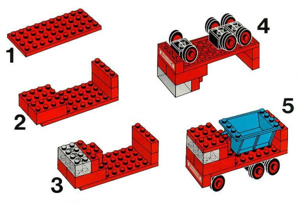 LEGO схема грузовика