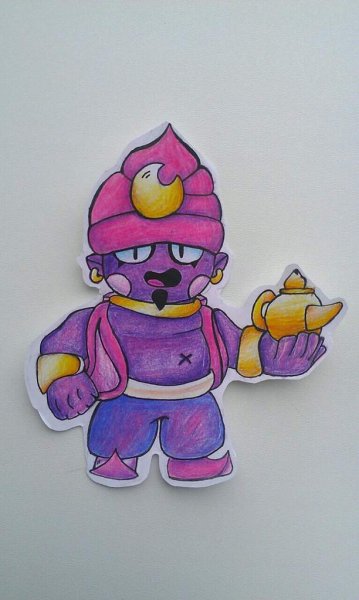 Brawl Stars Art Джин