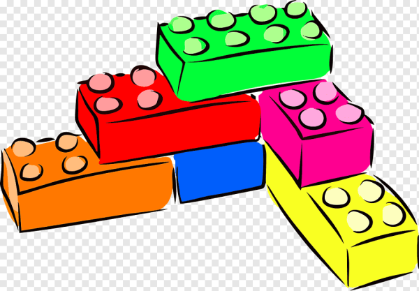 Кубики лего вектор